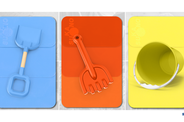 Orange, blue, yellow